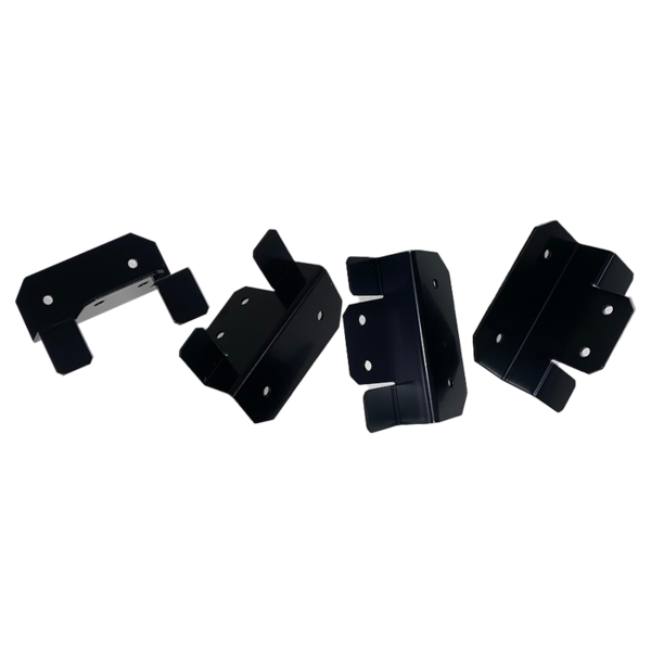 Solar Panel Mounting Kit 6 Pc. Black -Suits To 40Mm