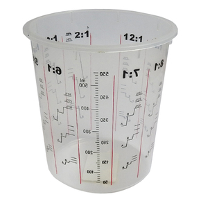 Heavy Duty Solvent Resistant Resin/Paint Measuring Cup 650ml (10-Pk)