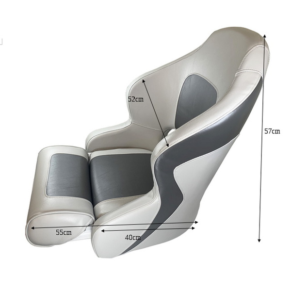 Ocean 52 Elite Flip Up Seat Grey/Charcoal