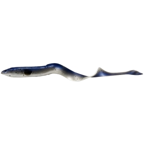 Real Eel Softbait Loose Body- Blue/Black/Pearl 16cm (3Pk)