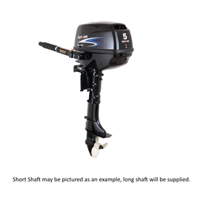 Outboard Motor 5hp Long Shaft 4 Stroke - Dual Fuel  