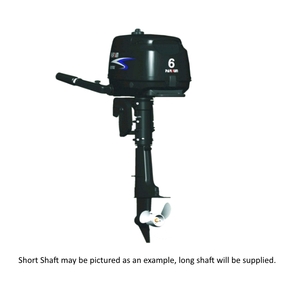 6hp Long Shaft 4 Stroke w/Battery Charging 