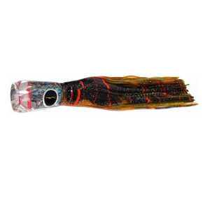 Cairns Prowler Game Lure 10" - Brown / orange / Gold Dot