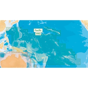 Plus 34XG-MicroSD Electronic Card Chart - Pacific Islands