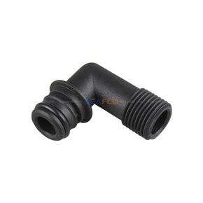 Pressure Pump Pushfit Hose Tail Elbow 13mm Threaded 