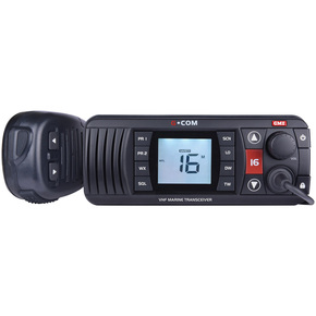 GX700B VHF Waterproof Marine Radio - Black