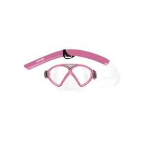 Comet Junior Silitex Kids Mask & Snorkle Set Pink