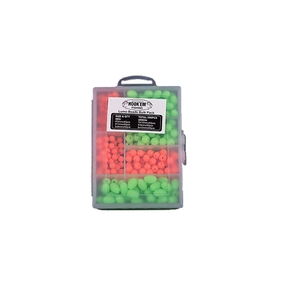 Soft Green/Orange Lumo Beads Assorted 300-Pk