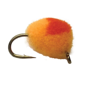 Fly Glow Bug #14 Fluoro Orange / Red Mini