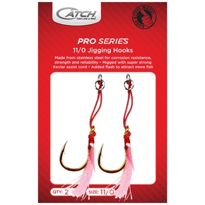 Jig Assist 11/0 W/Shiny Flash SS Hook 2-Pk