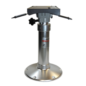 XHD 12" Base Gas Adjustable Seat Pedestal w/Swivel + Slider (530-710mm)