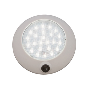 Marine/RV LED Cabin Light Surface Mt - 12.5cm w/switch