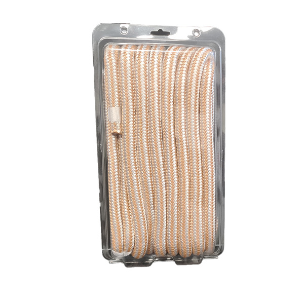Double Braid Nylon Dock Line 19Mm X 10M - Gold/White