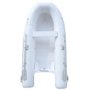 FiberGlass Double Rigid Hull Hypalon Inflatable RIB White (Achilles Fabric)