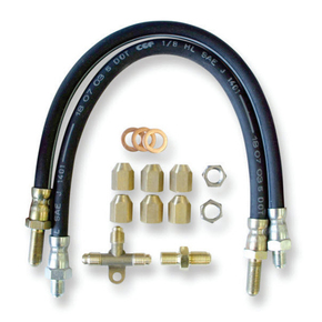 TPT10221 Trailer Disc Brake Hose Kit  S/Steel - Tandem Axle - Pair