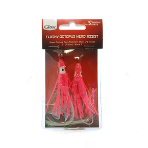 Serious Skirts Jig Assist Rig Pink UV 3" 2-Pk