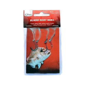 Stingaz Jighead Assist Hooks 3/0 4-Pk 4cm