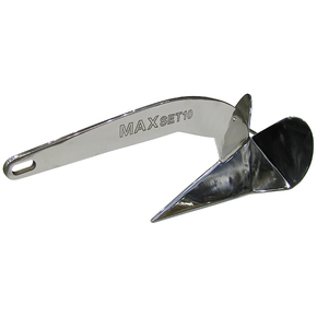 Maxset Stainless Steel Plough Anchor Delta Type 88lb (40kg) (14-18m boats)