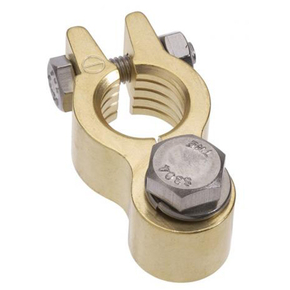 Premium Forged Brass Battery Terminal-Negative - 3/8"