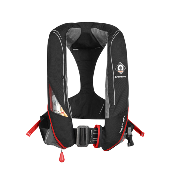 Crew Fit 180N Pro Inflatable Lifejacket Adult Auto W/Harness+Light