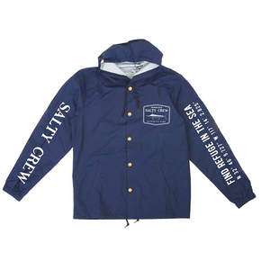 Stealth Snap Hooded Jacket Navy 