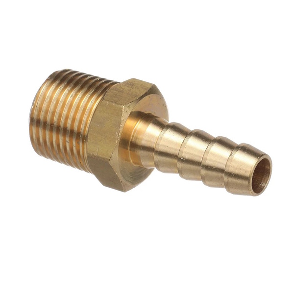 Brass Fuel Fitting 5/16'' (8Mm) Tail 3/8" Npt Thread