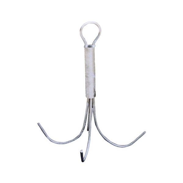 Folding Galvanised Grapnel (Reef) Anchor