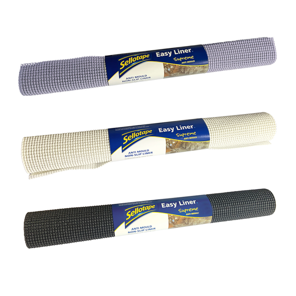 Easy Liner Supreme Non Slip Mat Liner 152 X 52Cm (Grey/White/Black)