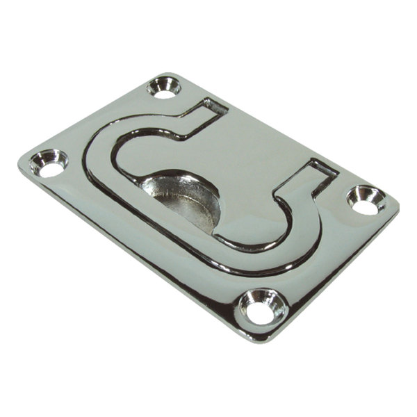Chromed Brass Lift Ring Handle 76Mm X 53Mm