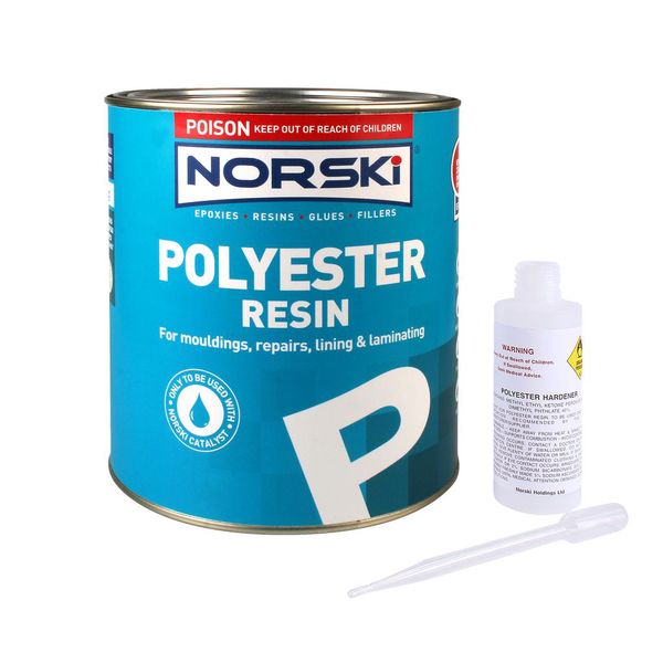 Premium Polyester Resin W/Catalyst 4 Litre Kit