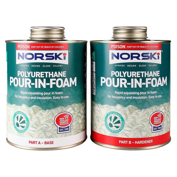 Polyurethane Pourable Buoyancy Foam- 2Kg (Total) Pack