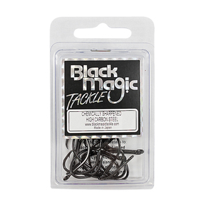 Kl Series Black Recurve Fishing Hooks-Medium Pack