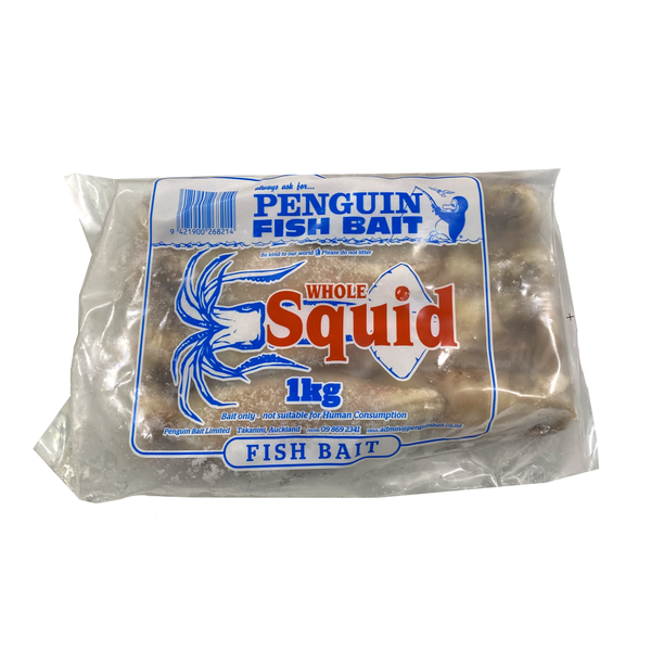 Squid 1kg Frozen Bait - Click & Collect / Buy Instore Only