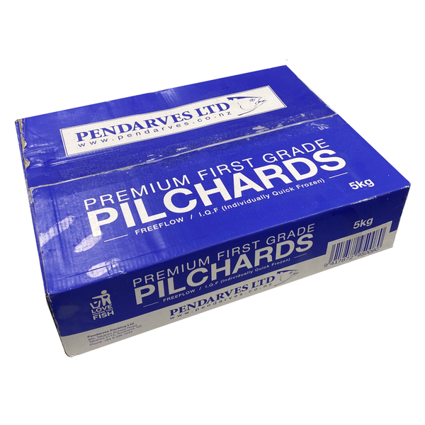 Pilchards 5kg Box Frozen Bait - Click & Collect / Buy Instore Only