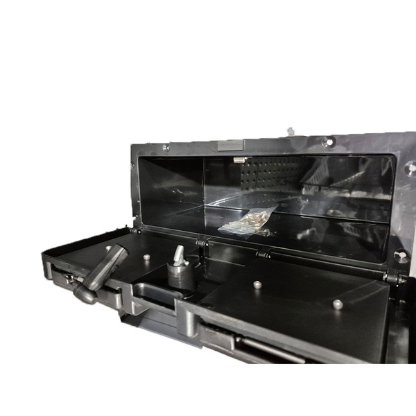 Glove Box W/2X Drink Holders - Black