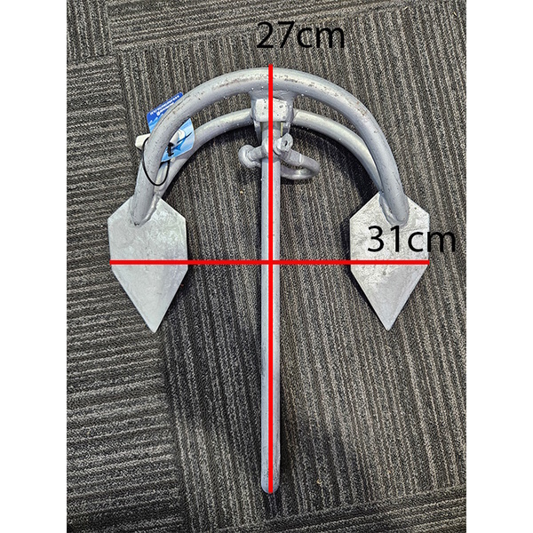 Galvanised All Ground Anchor W/Trip No.1B 3Kg (To 5M)