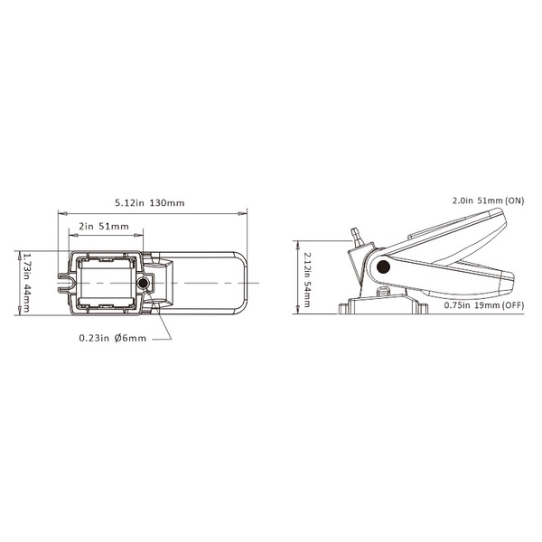 New Series Bilge Pump Float Switch 12/24V 