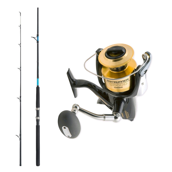 Baitrunner 12000D Spinning Reel With 7'0 Aquatip Rod 10-15Kg