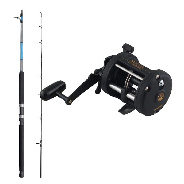 Tr200g Star Drag Level Wind Reel With Aquatip 10Kg Boat Rod