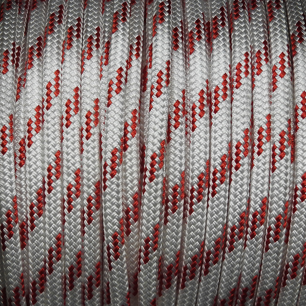 8Mm Classic Yacht Racing Braid Per Metre Red Fleck