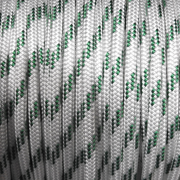 10Mm Classic Yacht Racing Braid Per Metre Green Fleck
