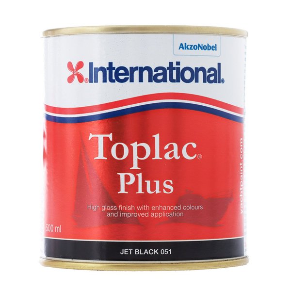 Toplac Plus Silicone Enamel - Jet Black 
