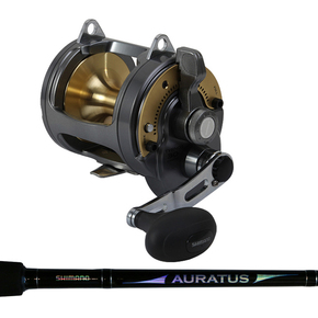 Tyrnos 30 1SP Overhead Boat Reel with Auratus 5'6" 15-24kg Rod