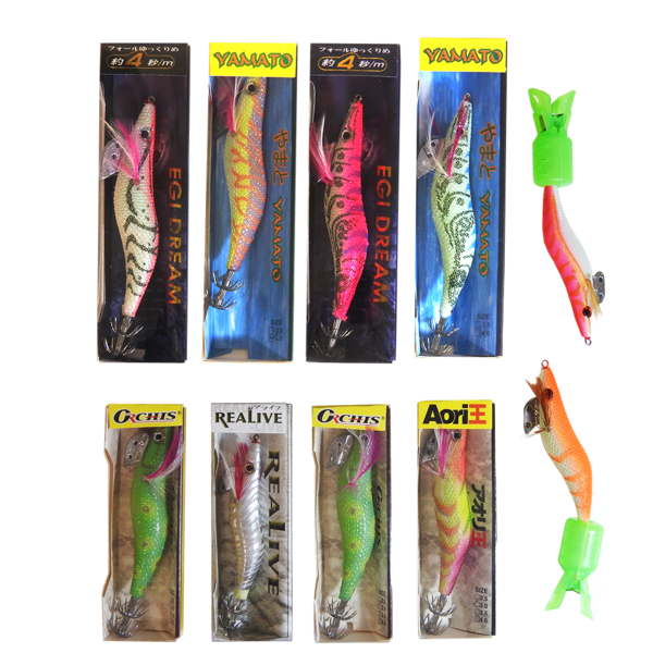 Holiday Jig Squid Pack (9-Pk)