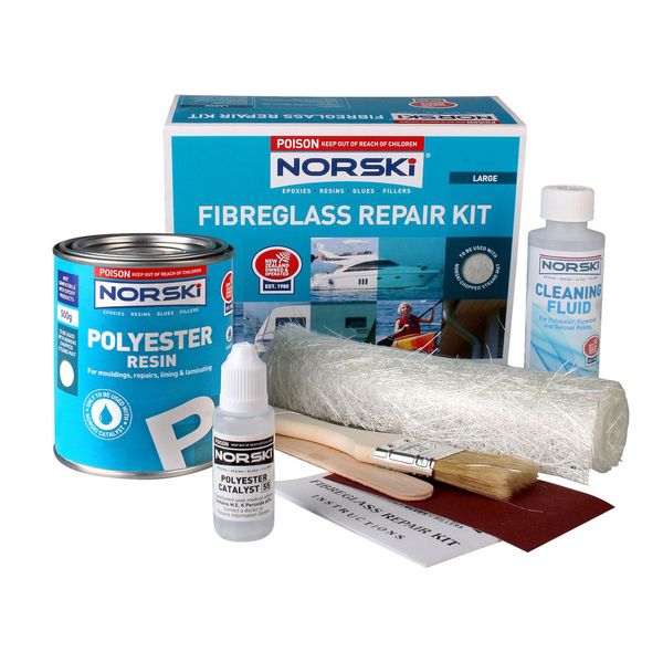 Fiberglass Repair Kit Large - 500Ml
