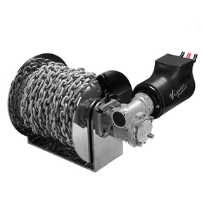 1500 Anchor Drum Winch w/Rope/Chain/Acc Pack 
