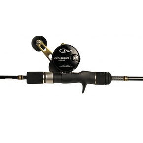 JGx2000 Reel / KENSAI SLOW PITCH 6'3" OHEAD Rod 80-150G Combo w/braid