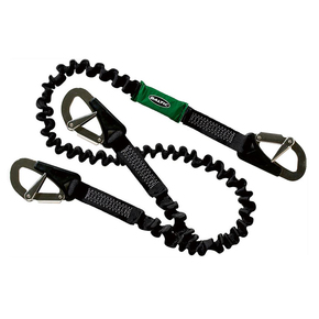 Premium 3 Hook Elastic Safety Harness Lanyard/Tether 