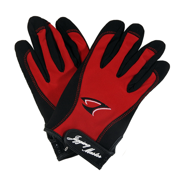 3D Premium Jigging Gloves - Red