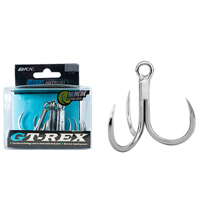 GT-REX Treble Hook 5/0 Barbless 5-pk